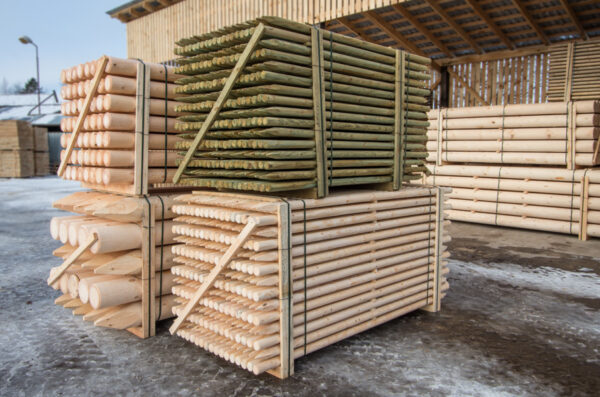 Wooden Poles and Stakes